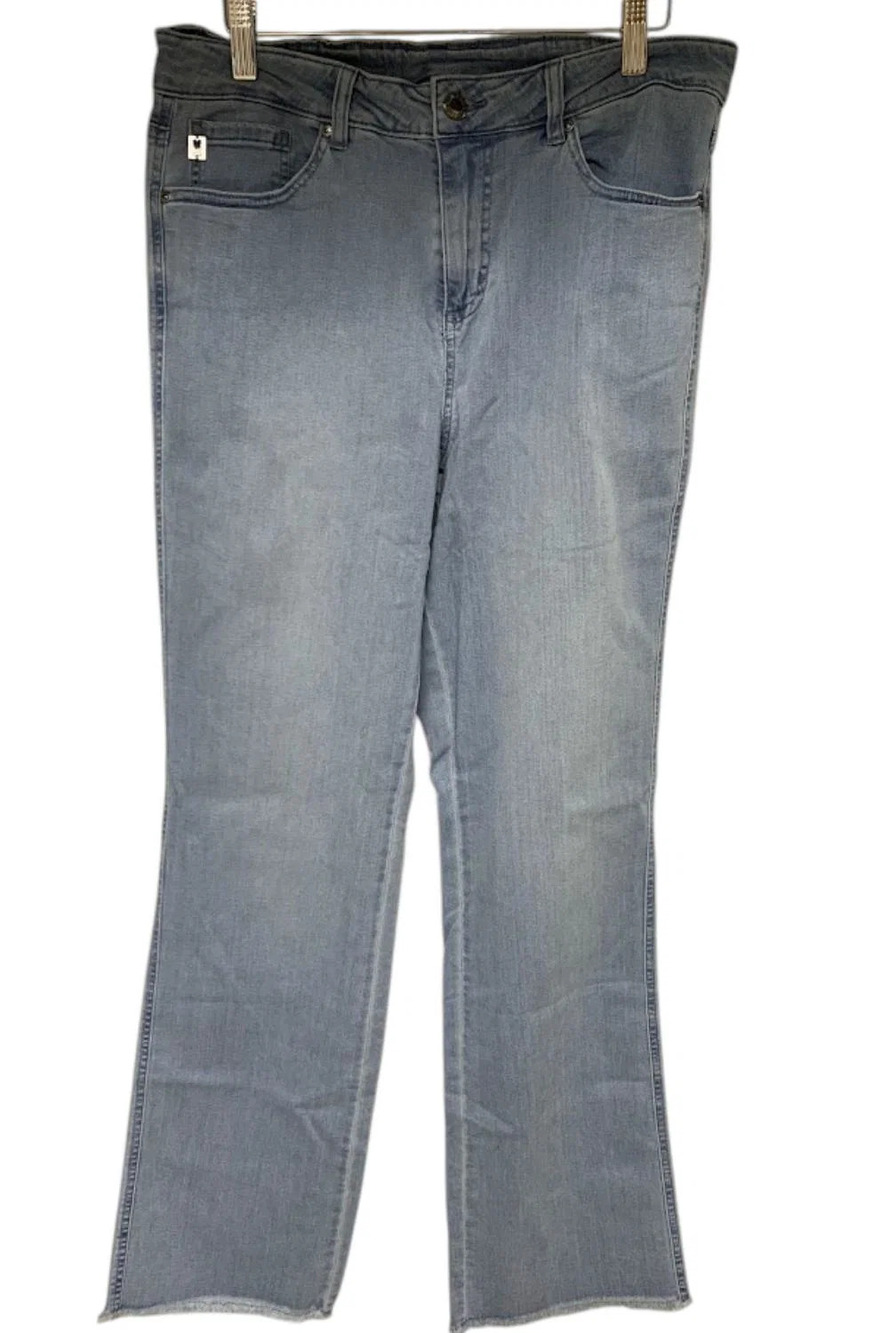 Belle by Kim Gravel Primabelle Women's Denim Frayed Jean lakeside wash - Tall